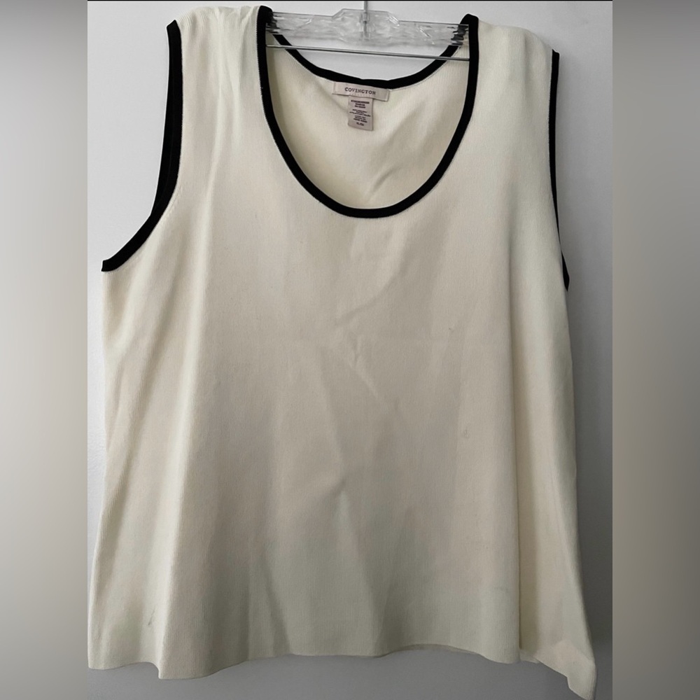 Covington V Neck Blouse Womens size XL